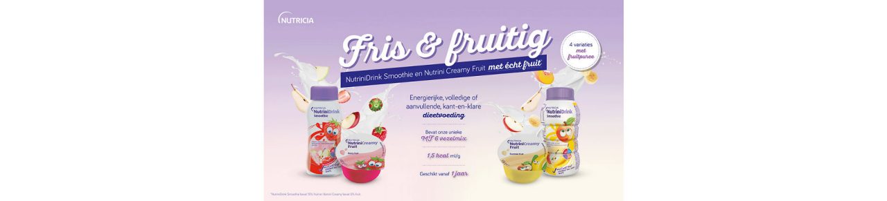 Nutrinidrink Smoothie en Nutrini Creamy Fruit