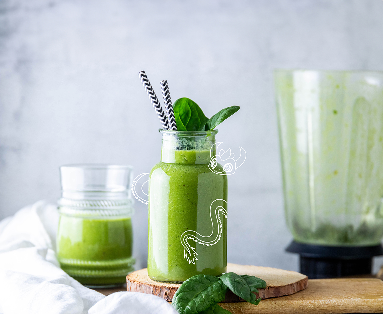 Groene draken smoothie
